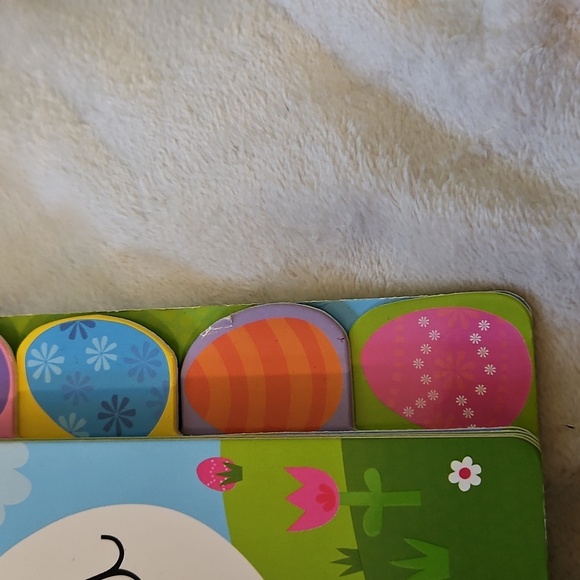 Easter Egg Hunt Book Bunny Lamb Chick Kitty Puppy Duckling Frog Bird Flowers Sun - Picture 4 of 11
